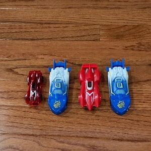 Racing Car Toy Set - Red and Blue